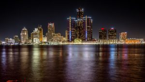 Cityscape at night